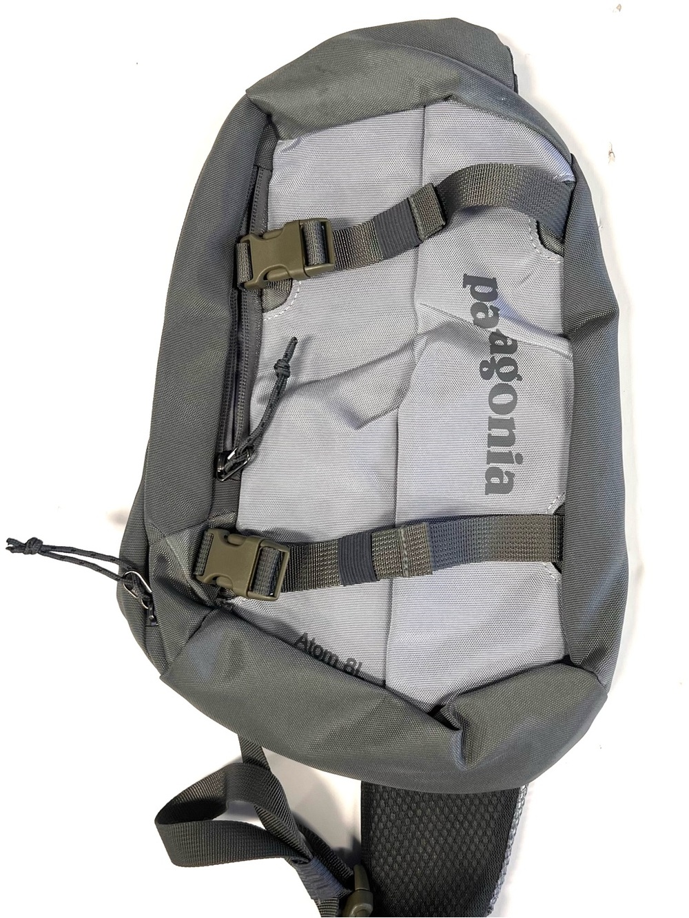 Patagonia Atom 8L Messenger Bag Gray/Light Grey Adjustable Strap Lightweight